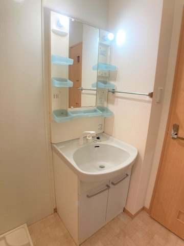 セジュール赤羽根の独立洗面台|別部屋同一間取りのお写真となります。