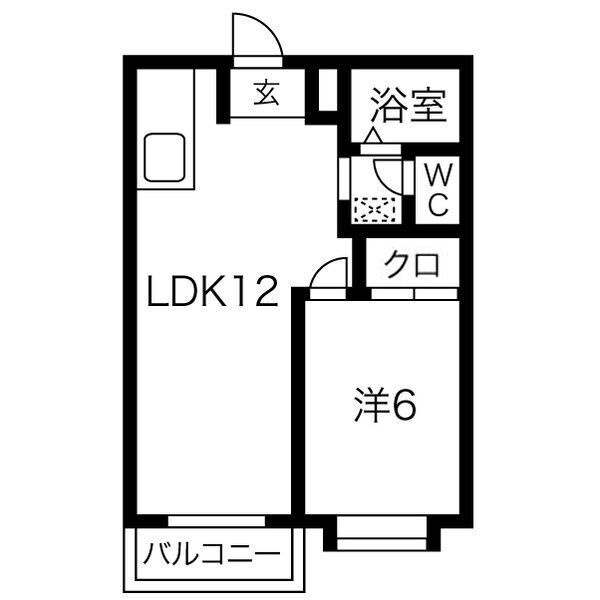 エルディム藤の間取り