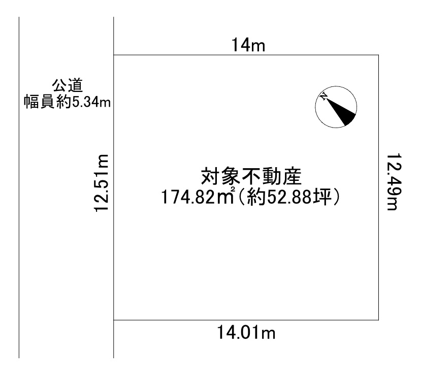 ‐三丁目不動産‐　秩父市柳田町の土地図