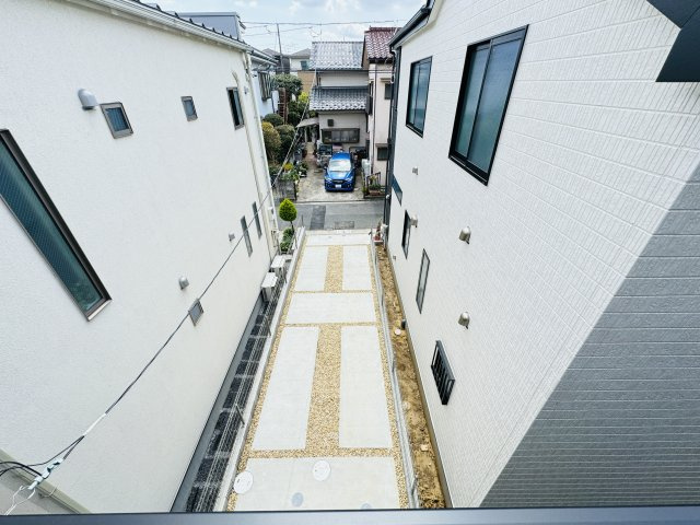 葛飾区東金町７丁目新築戸建【半田小学校：6分】の展望|バルコニーより道路側眺望