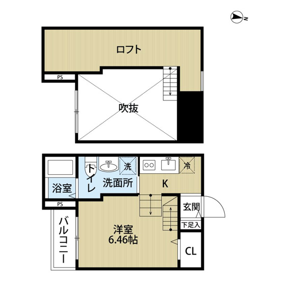【間取り】 | ポルトボヌール