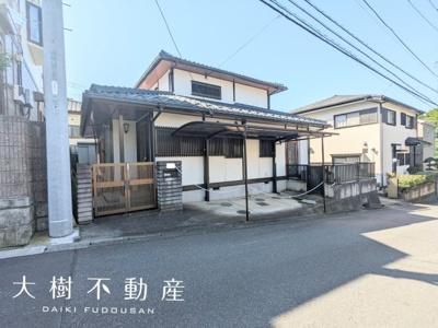 【前面道路含む現地写真】 | 厚木市毛利台　土地「更地渡し」