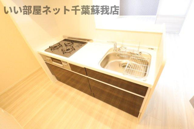 ルミエール五井・Ⅰのキッチン|使いやすいキッチンです