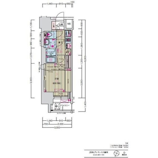 プレサンス大曽根駅前ファーストの間取り