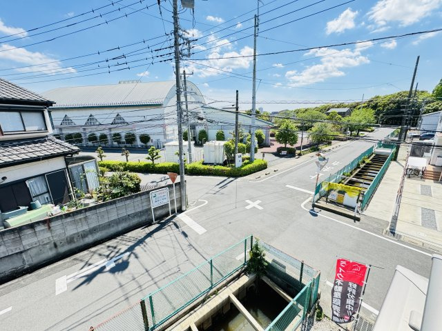 三郷市高州3丁目新築戸建【高州小学校：6分】の展望|バルコニーより道路側眺望
