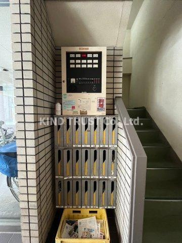 ハイムリバーサイドⅡのエントランス|毎日通るエントランスはこのようになっています