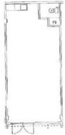 湖南市三雲の店舗事務所の間取り