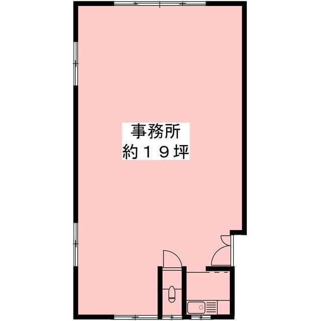 岐阜市領下５丁目の事務所の間取り