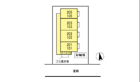 メゾンブランシュの区画図