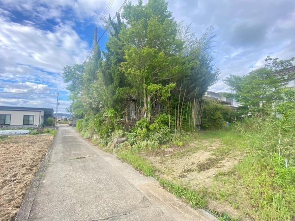 貴志川町井ノ口　土地の前面道路含む現地写真