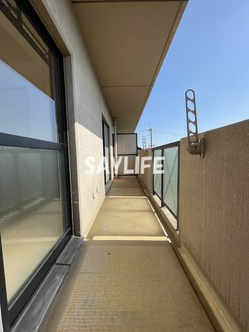 鴻池クレストのバルコニー