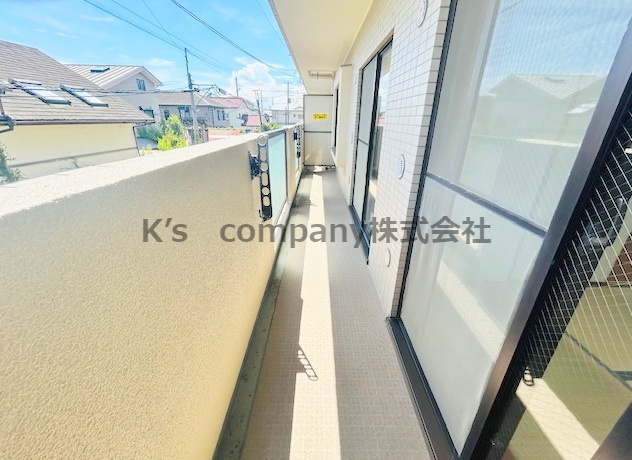 ●茅ヶ崎市ひばりが丘　コスモ茅ヶ崎ベルセーヌ　のバルコニー|バルコニー☆