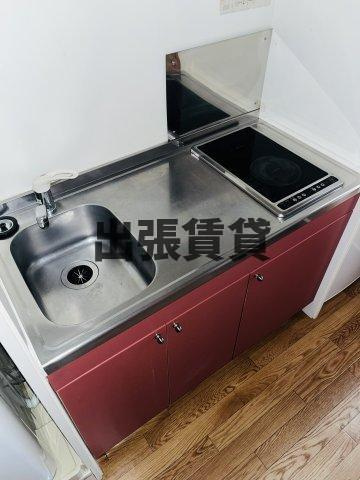 家電家具付！レオパレス本陣のキッチン
