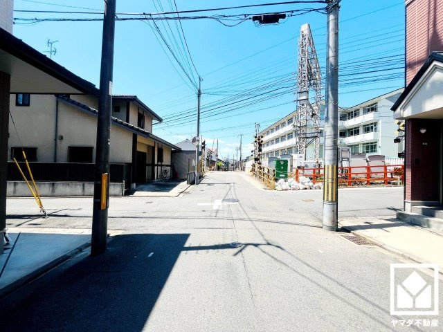 伏見区新町１丁目の前面道路含む現地写真|京都市立伏見南浜小学校　徒歩1分