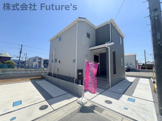 三郷市番匠免1丁目　新築戸建　全12棟　4号棟の外観|三郷中央駅からバス便あり・全12棟の新築分譲住宅