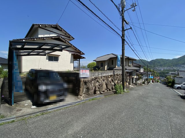 売土地　　長楽寺1丁目の前面道路含む現地写真