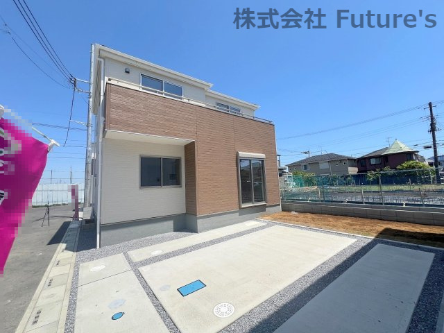 三郷市番匠免1丁目　新築戸建　全12棟　5号棟の外観|三郷中央駅からバス便あり・全12棟の新築分譲住宅