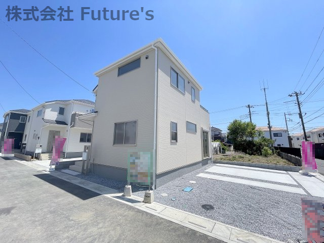 三郷市番匠免1丁目　新築戸建　全12棟　7号棟の外観|三郷中央駅からバス便あり・全12棟の新築分譲住宅