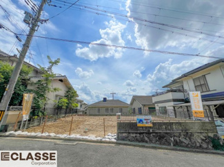 【前面道路含む現地写真】 | 宇治市折居台4丁目　売土地　建築条件無し