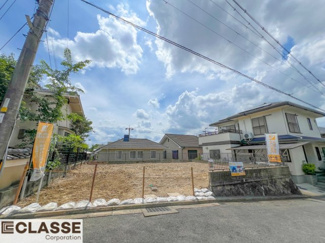 【前面道路含む現地写真】 | 宇治市折居台4丁目　売土地　建築条件無し