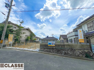 【前面道路含む現地写真】 | 宇治市折居台4丁目　売土地　建築条件無し