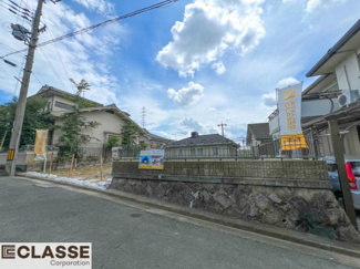 【前面道路含む現地写真】 | 宇治市折居台4丁目　売土地　建築条件無し