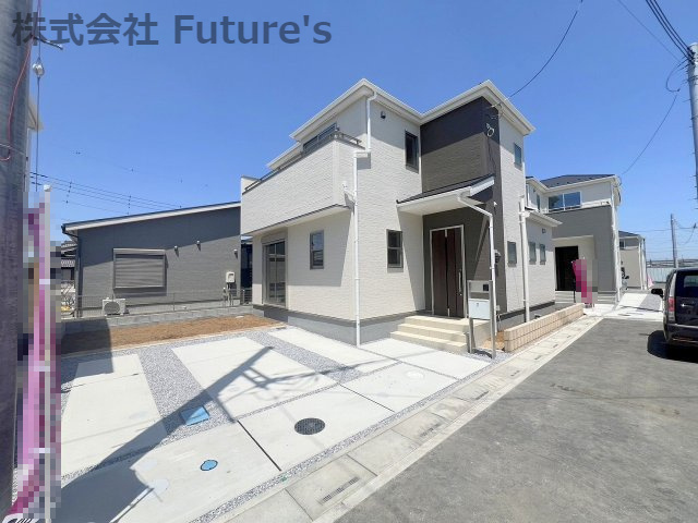 三郷市番匠免1丁目　新築戸建　全12棟　11号棟の外観|三郷中央駅からバス便あり・全12棟の新築分譲住宅