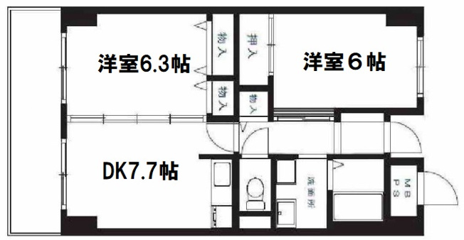 【間取り】 | ラフィネ淀川