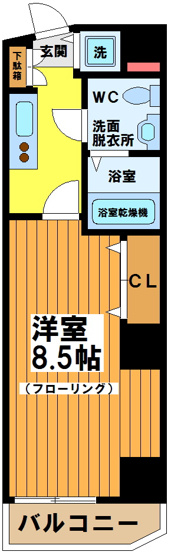 【間取り】 | フェニックス笹塚弐番館