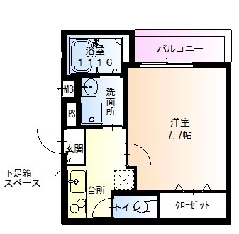 【間取り】 | フジパレス下新庄駅東Ⅲ番館