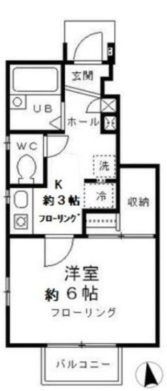 KEフラッツの間取り
