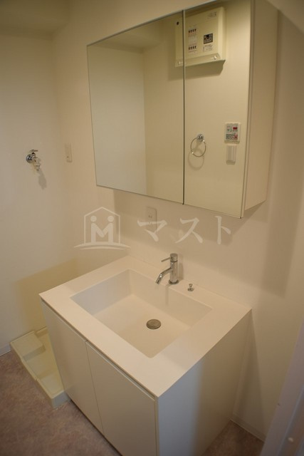 ミコノス北浜の洗面所