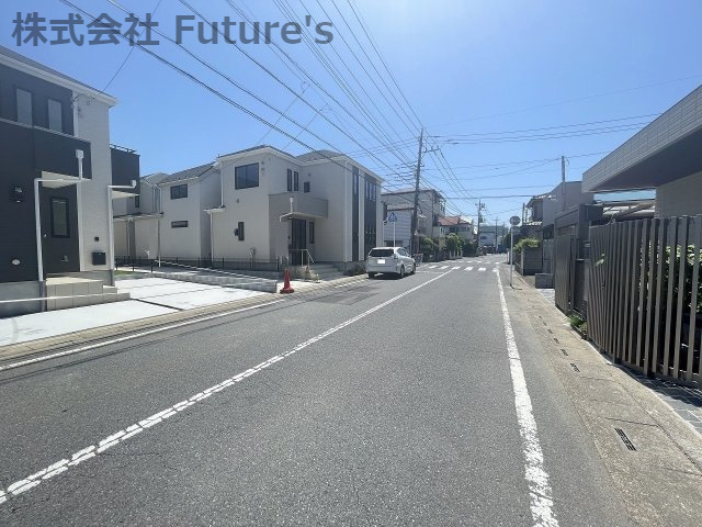 三郷市戸ケ崎3丁目　新築戸建　全7棟　A号棟の前面道路含む現地写真|前面道路含む現地写真です。