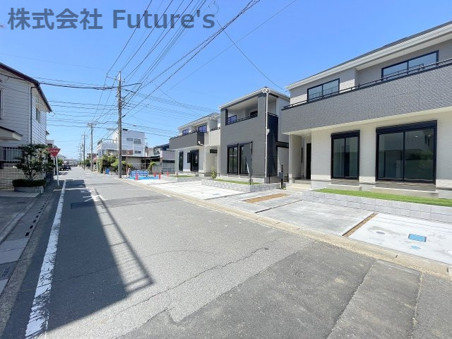 三郷市戸ケ崎3丁目　新築戸建　全7棟　B号棟の前面道路含む現地写真|前面道路含む現地写真です。