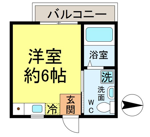 アパートメント新小岩B棟の間取り