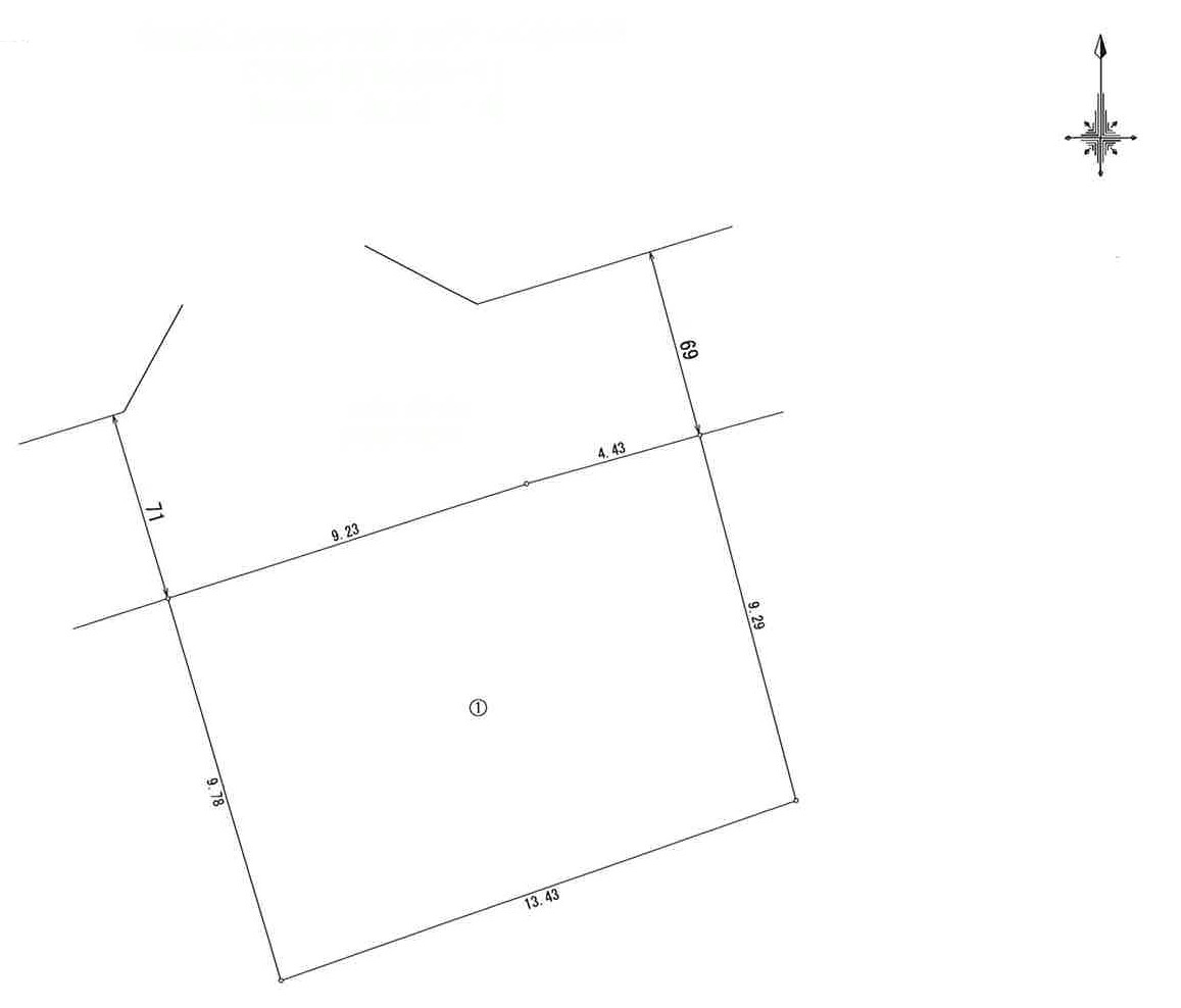 平塚市南金目　未入居戸建の区画図