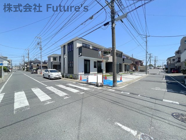 三郷市戸ケ崎3丁目　新築戸建　全7棟　D号棟の前面道路含む現地写真|前面道路含む現地写真です。