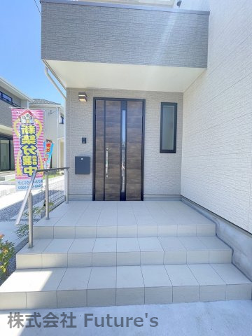 三郷市戸ケ崎3丁目　新築戸建　全7棟　D号棟のエントランス|玄関アプローチ