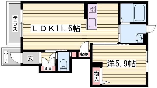 ケンタッキーブルーグラスの間取り