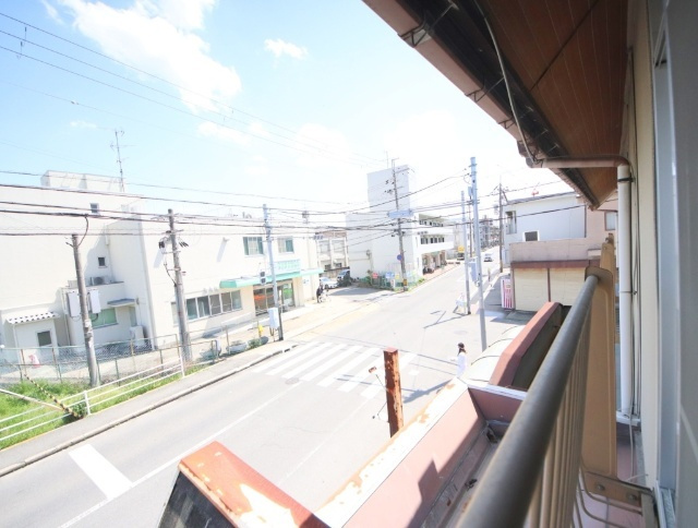 山下ハウスのバルコニー