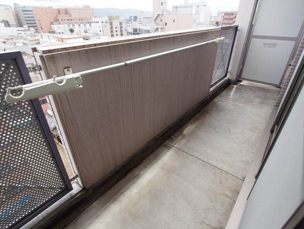 プラムキャッスルＳ-１のバルコニー