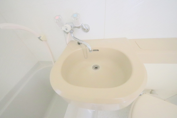 シティパレスあやめ池P-8の洗面所