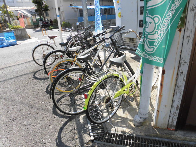 駐輪場置き場も設置されています