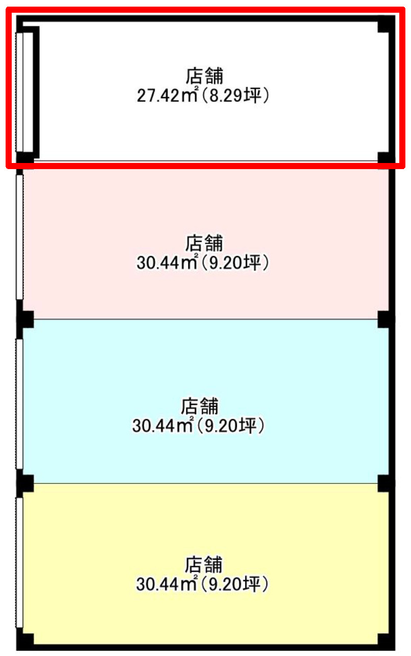 フクダ不動産NEW八木一番街の間取り