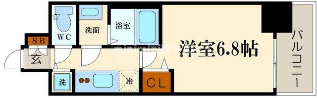 プレサンス立売堀パークシティの間取り