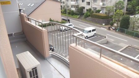 ルーラルタウン壱番館のバルコニー