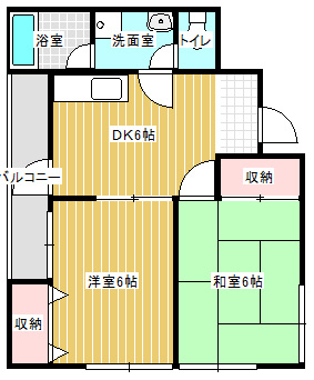 サンハイムヨシダの間取り