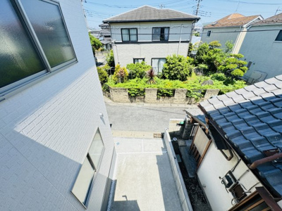 【展望】 | 八潮市木曽根新築戸建（木曽根３期） | バルコニーより道路側眺望