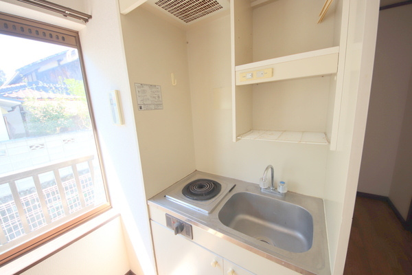 リバーサイドシングルのキッチン
