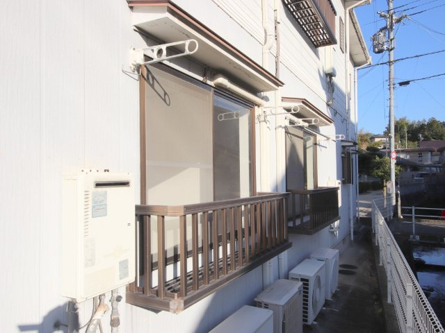 リバーサイドシングルのバルコニー